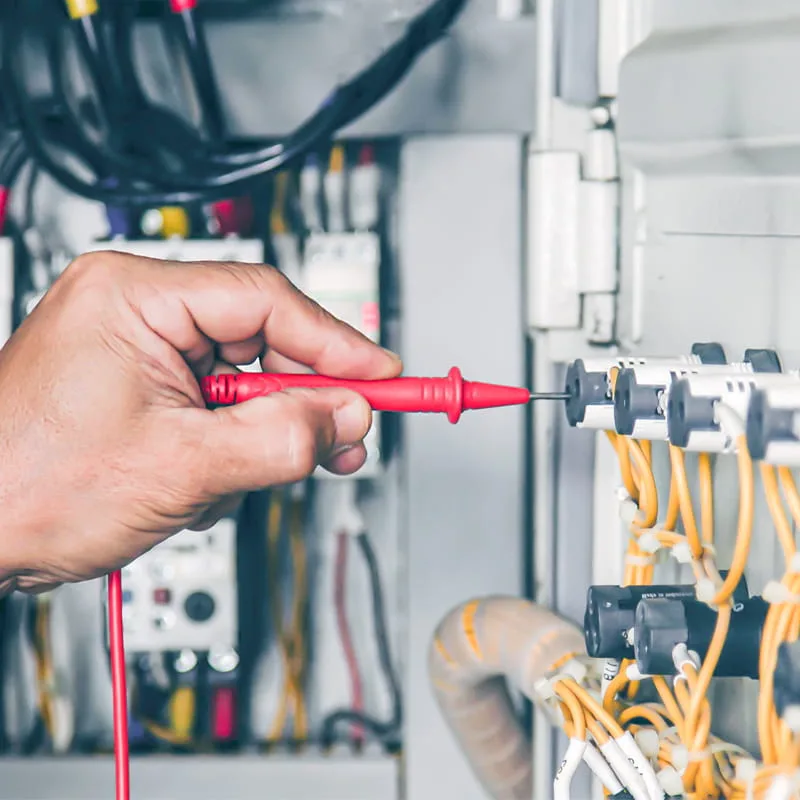 Consumer meter testing at a utility in India